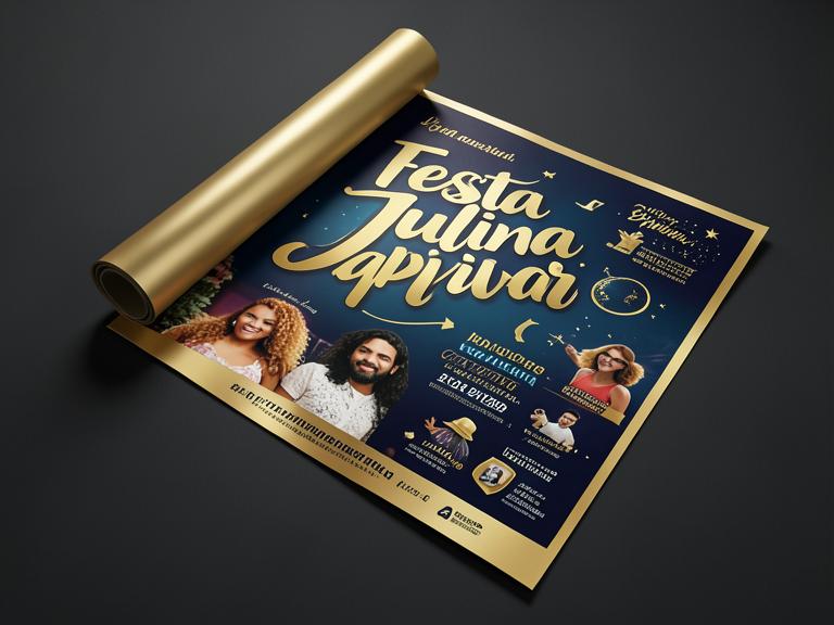 Cartazes impresso pela Gráfica Capivari